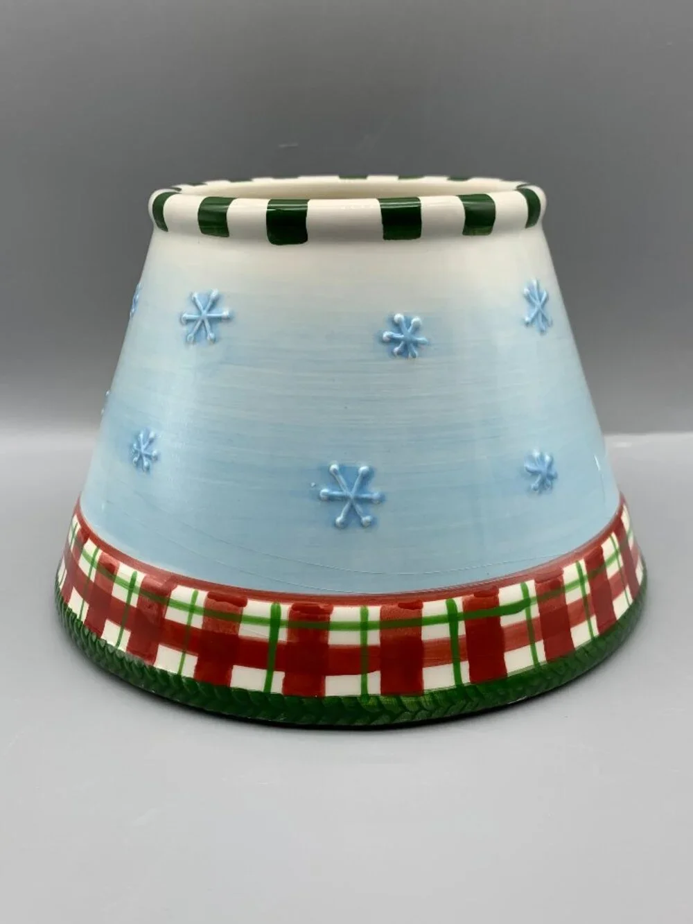 Yankee Candle Shade Large Candle Topper with Snowman Christmas Design
